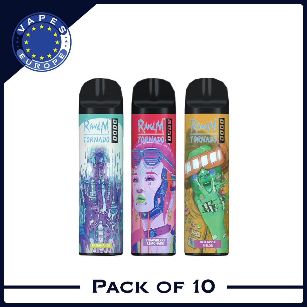 Randm Tornado 8000 Puffs Disposable Vape (Box of 10)