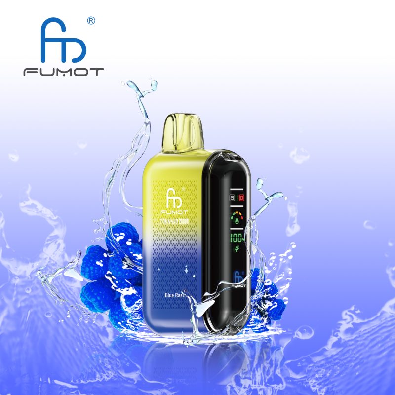 FUMOT Tornado 20000 puff Disposable Vape 900mAh 29 Flavors In Sales
