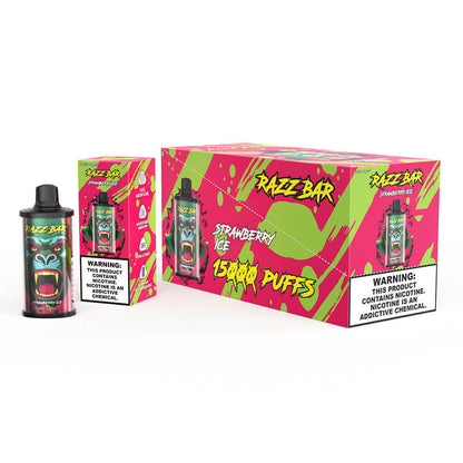 Razz Bar 15000 Puffs Disposable Vape In Sales 650mAh 12 Flavors