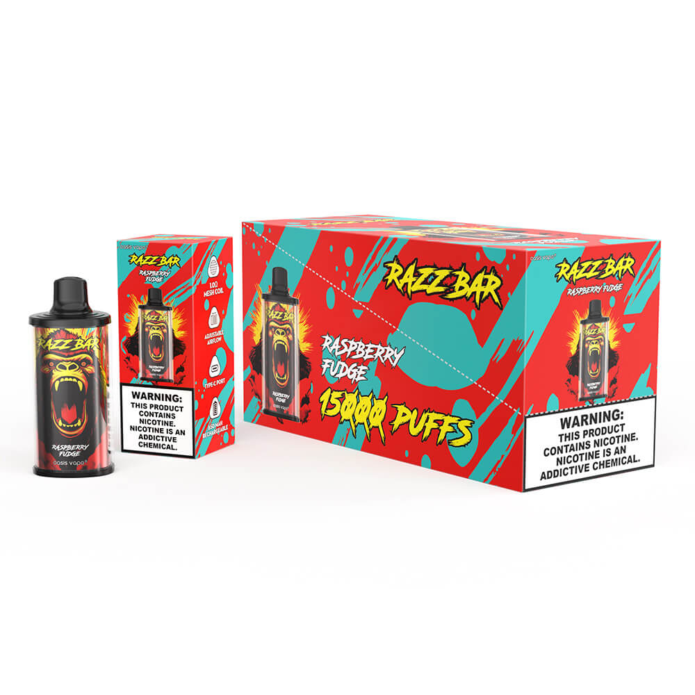 Razz Bar 15000 Puffs Disposable Vape In Sales 650mAh 12 Flavors