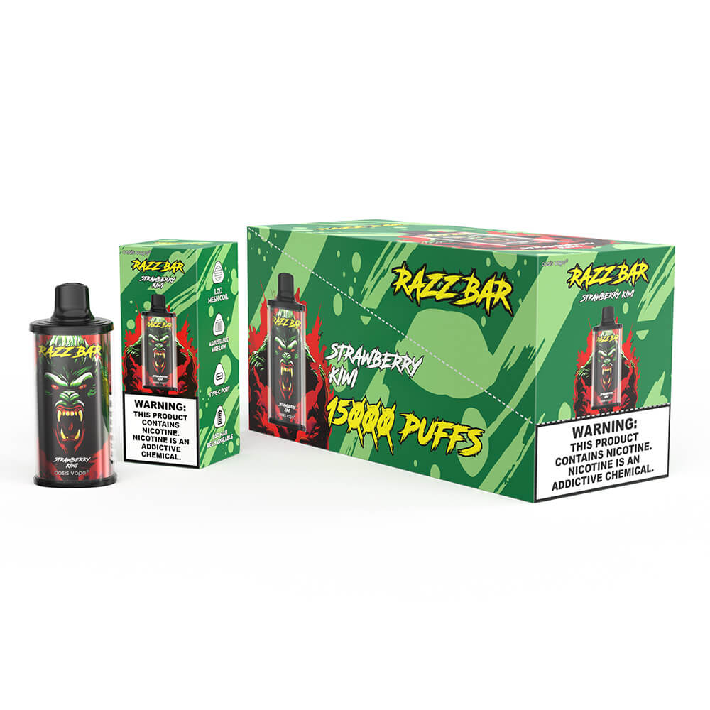 Razz Bar 15000 Puffs Disposable Vape In Sales 650mAh 12 Flavors
