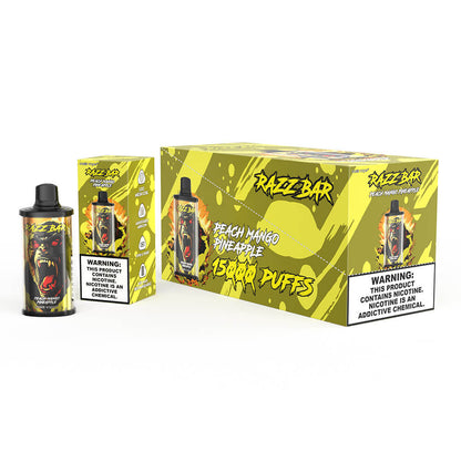Razz Bar 15000 Puffs Disposable Vape In Sales 650mAh 12 Flavors