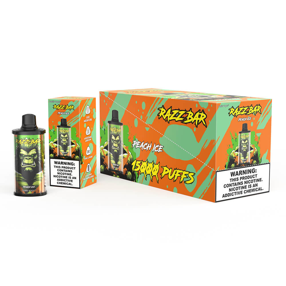 Razz Bar 15000 Puffs Disposable Vape In Sales 650mAh 12 Flavors