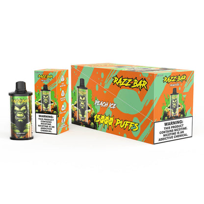 Razz Bar 15000 Puffs Disposable Vape In Sales 650mAh 12 Flavors