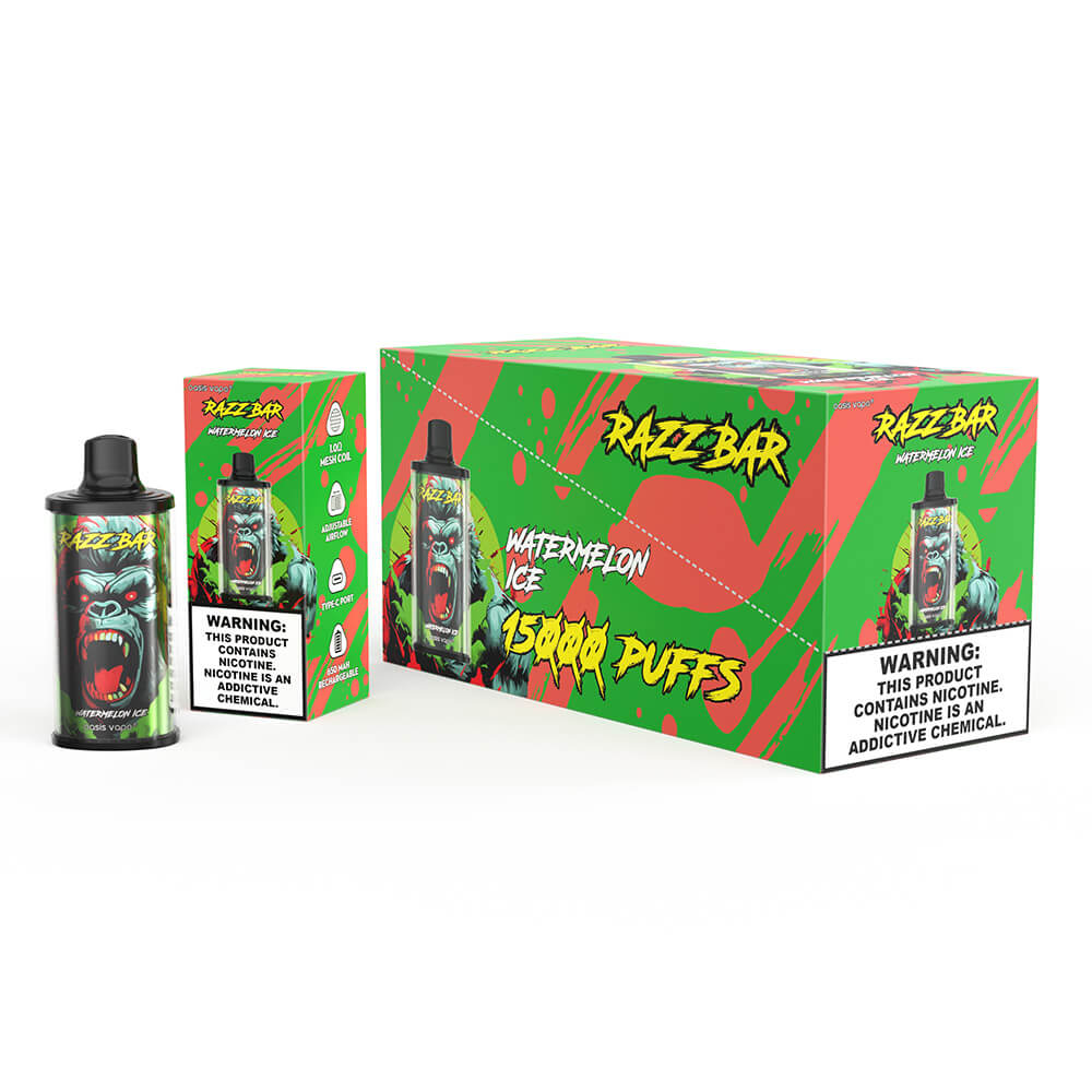 Razz Bar 15000 Puffs Disposable Vape In Sales 650mAh 12 Flavors