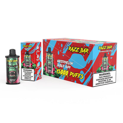 Razz Bar 15000 Puffs Disposable Vape In Sales 650mAh 12 Flavors