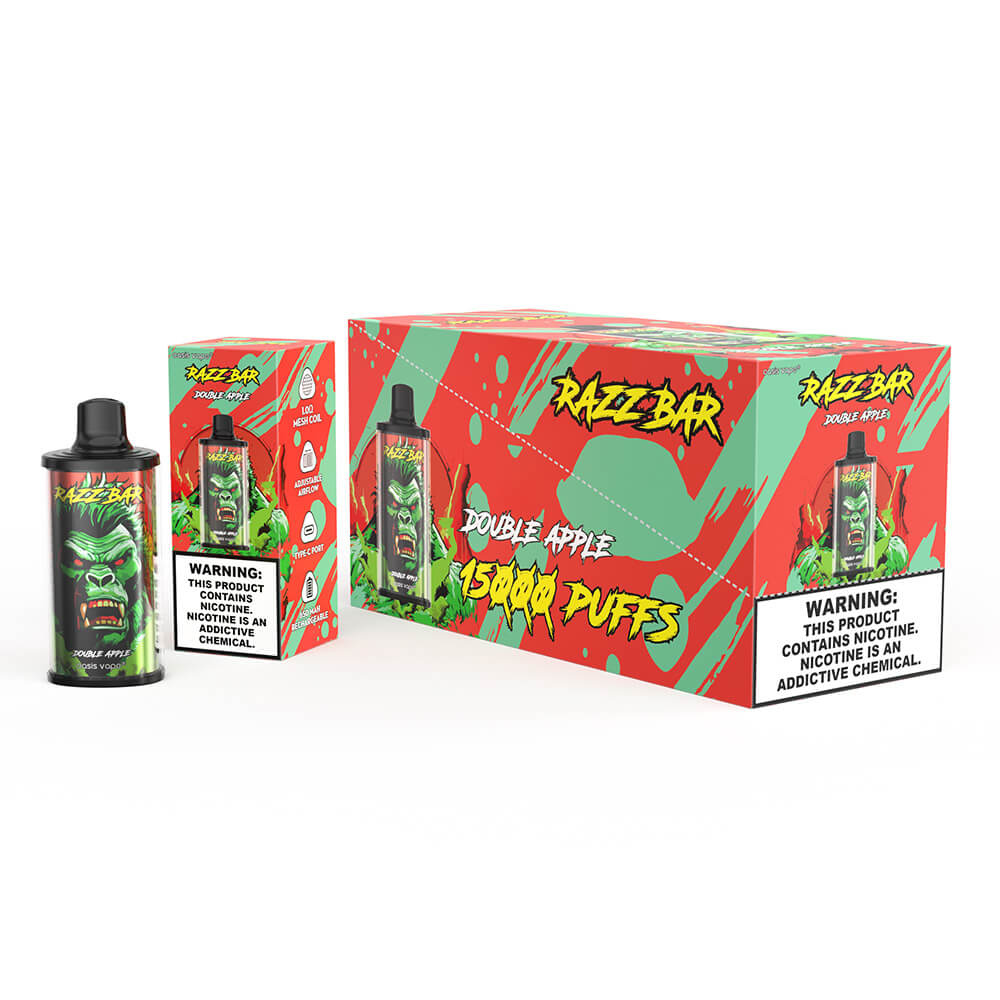 Razz Bar 15000 Puffs Disposable Vape In Sales 650mAh 12 Flavors