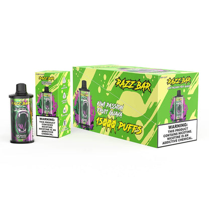 Razz Bar 15000 Puffs Disposable Vape In Sales 650mAh 12 Flavors
