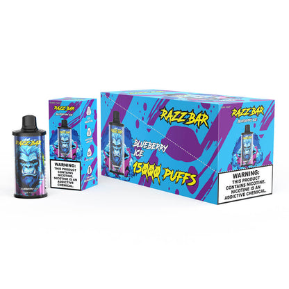 Razz Bar 15000 Puffs Disposable Vape In Sales 650mAh 12 Flavors