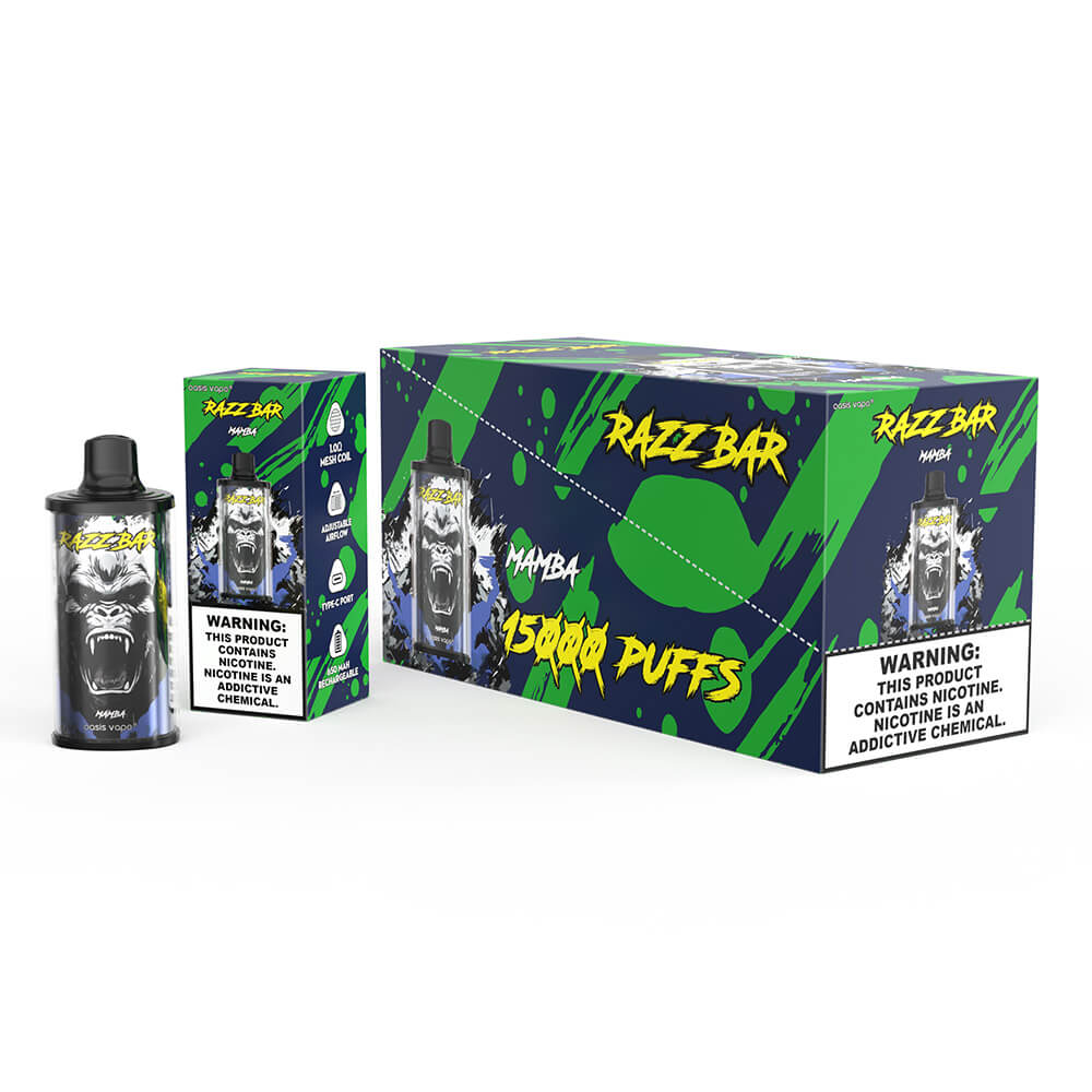 Razz Bar 15000 Puffs Disposable Vape In Sales 650mAh 12 Flavors