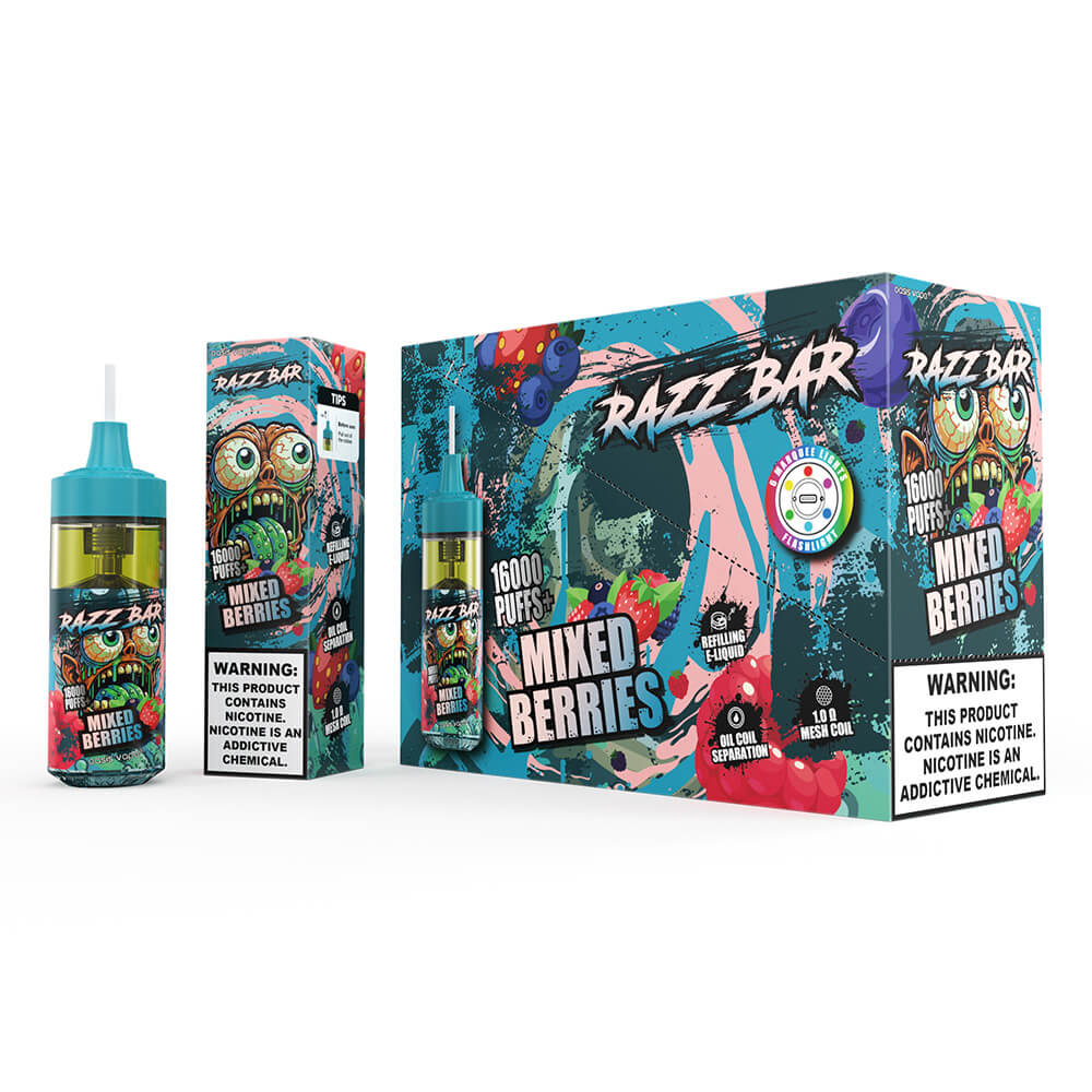 Razz Bar 16000 Puffs Disposable Vape In Sales