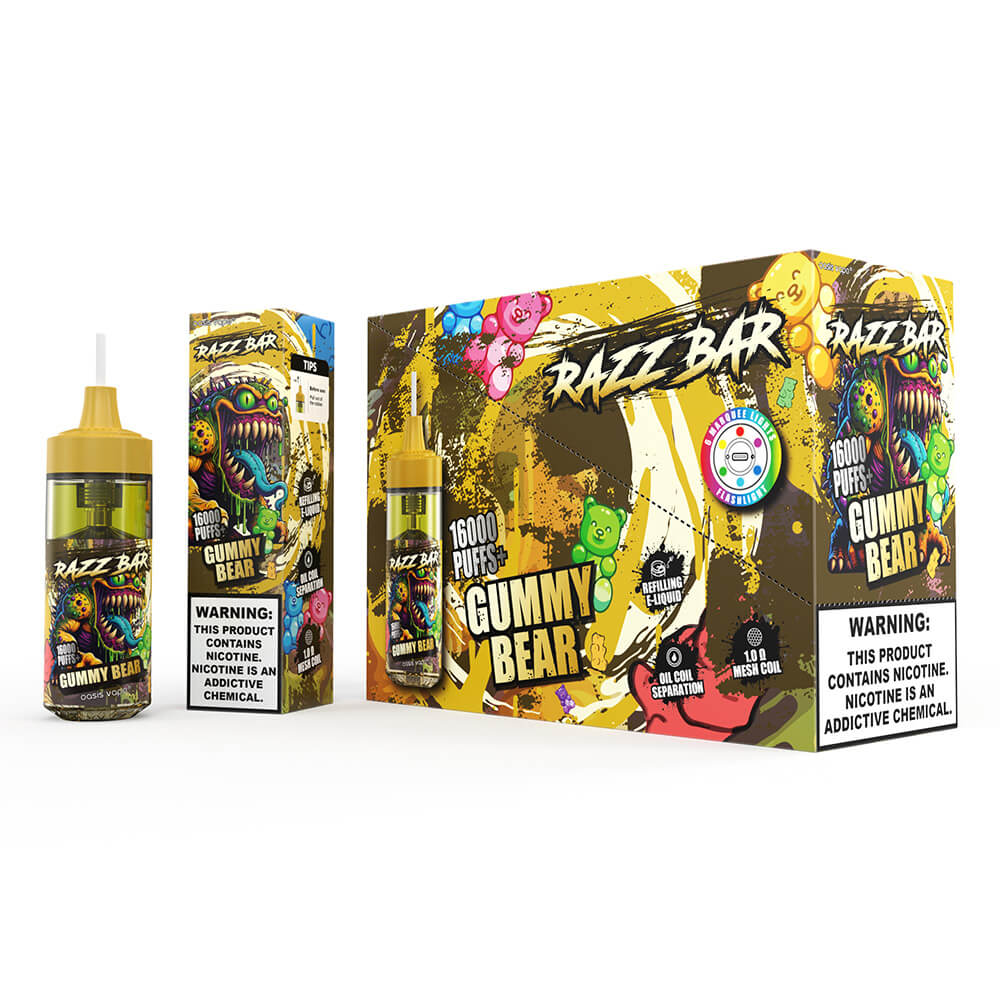 Razz Bar 16000 Puffs Disposable Vape In Sales