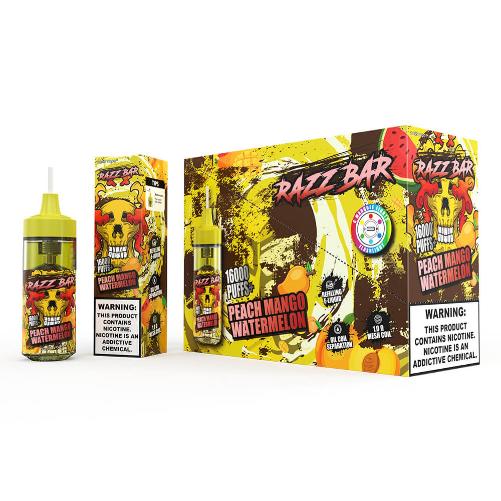 Razz Bar 16000 Puffs Disposable Vape In Sales