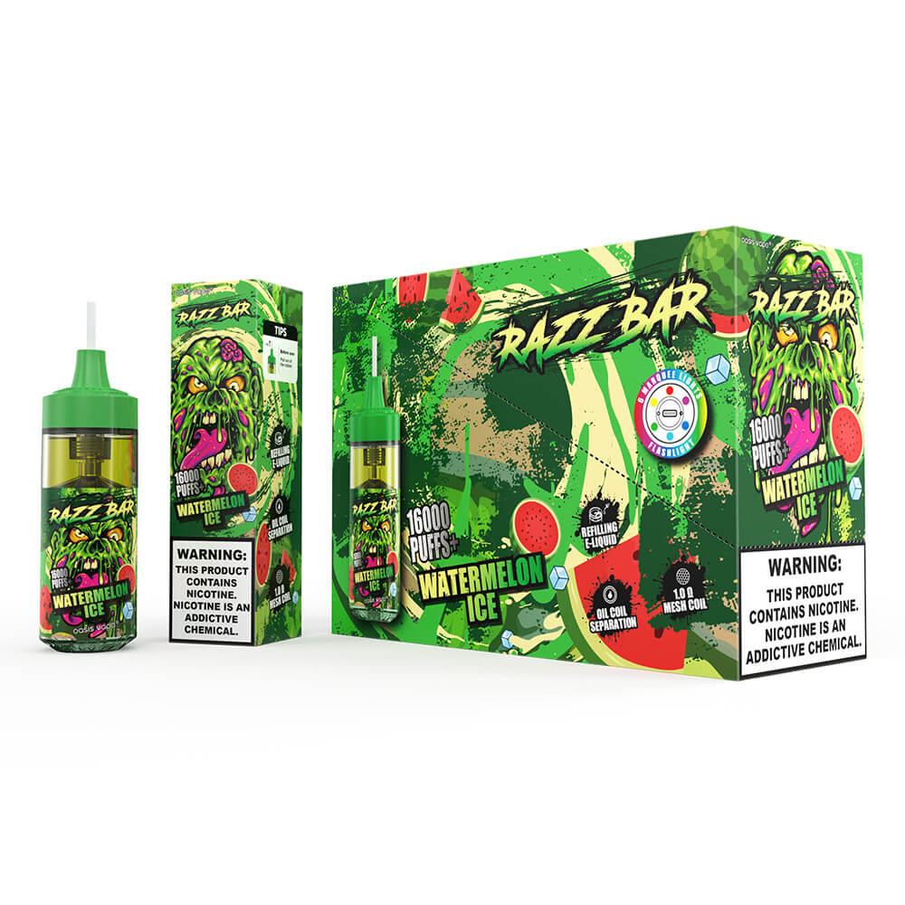 Razz Bar 16000 Puffs Disposable Vape In Sales