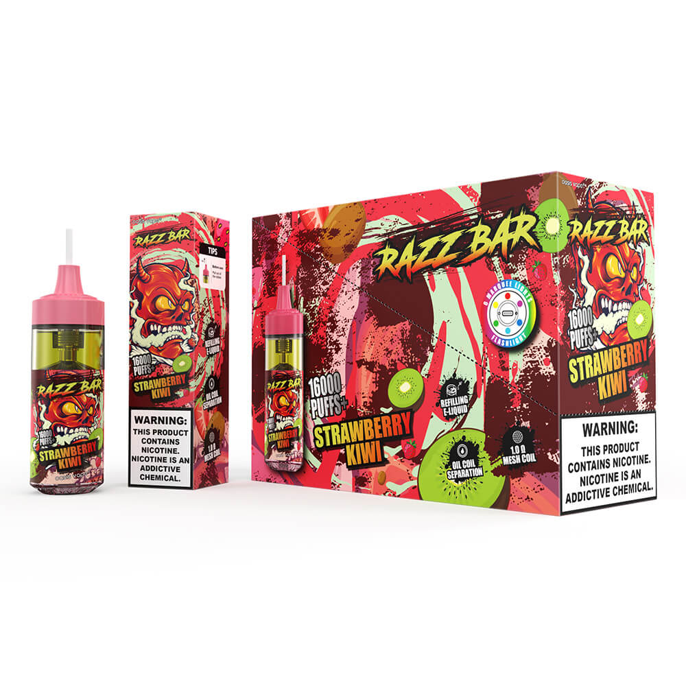 Razz Bar 16000 Puffs Disposable Vape In Sales