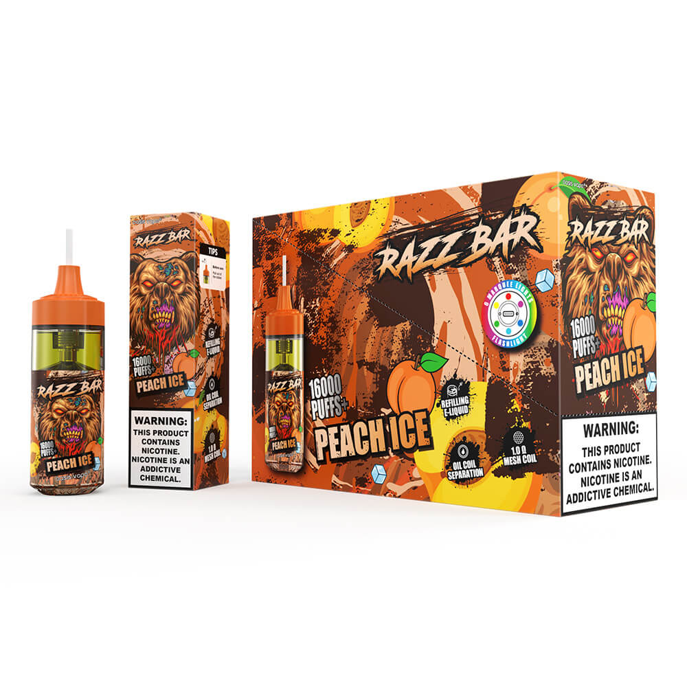 Razz Bar 16000 Puffs Disposable Vape In Sales