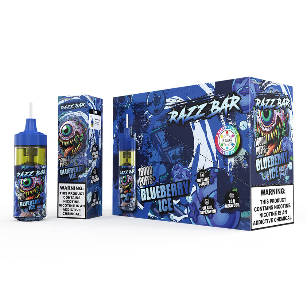 Razz Bar 16000 Puffs Disposable Vape In Sales
