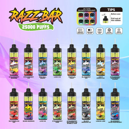 Razz Bar 25000 Puffs Disposable Vape In Sales