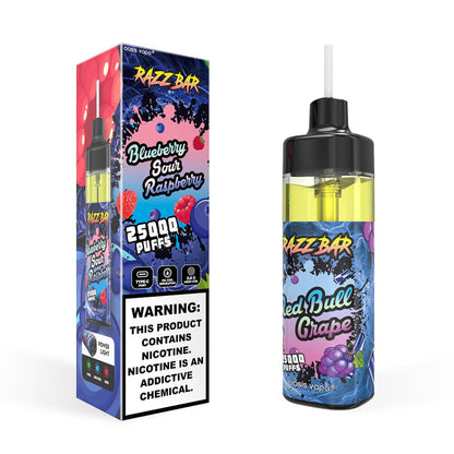 Razz Bar 25000 Puffs Disposable Vape In Sales