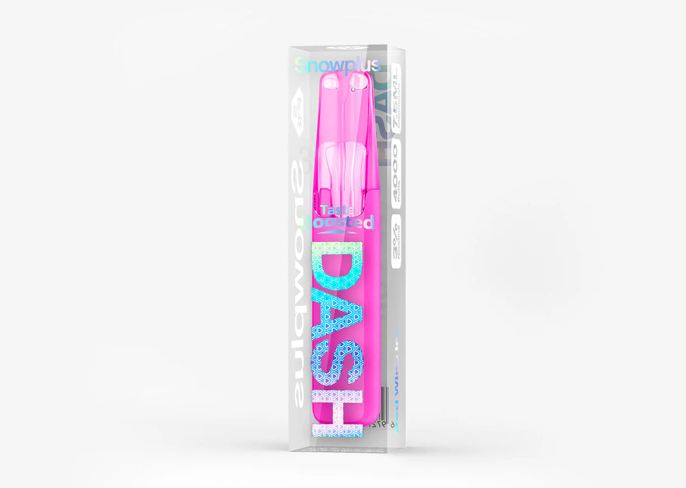 Snowplus DASH 4000 Puffs Disposable Rechargeable with 7.5 mle-liquid volume 100%cobalt battery