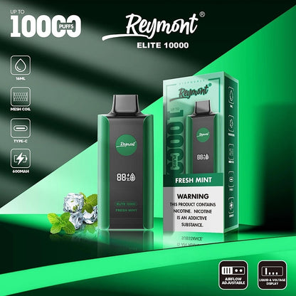 Reymont Vapes: Experience High-qualityVaping With Reymont Disposable Vapes.-850mAh Battery, Multiple Nicotine 11 Flavors