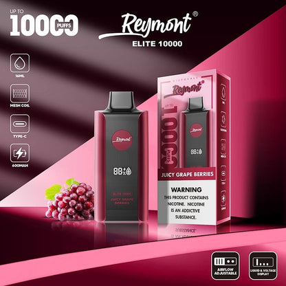 Reymont Vapes: Experience High-qualityVaping With Reymont Disposable Vapes.-850mAh Battery, Multiple Nicotine 11 Flavors