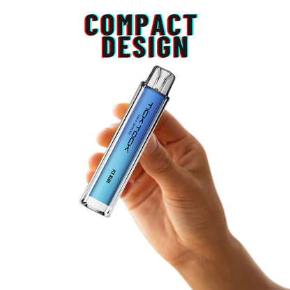 Ice Blue Tick Tock Mini 2000 Puff Kit