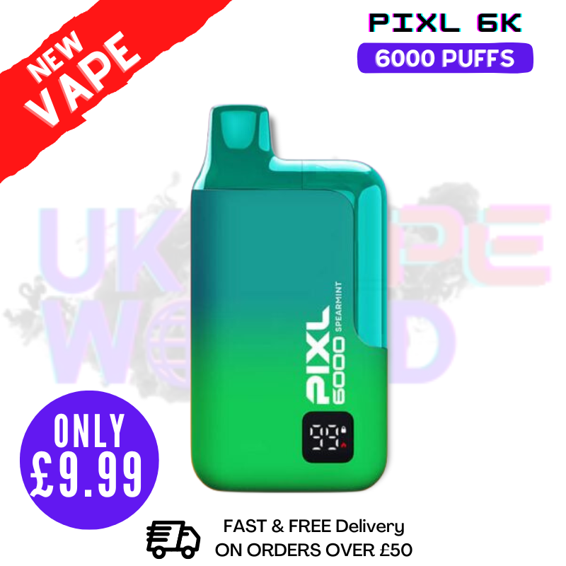 Spearmint Pixl 6000 6K Puff Disposable Bar - Only £9.99
