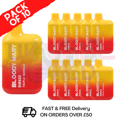 Triple Mango - Bloody Mary 600Puff Box of 10