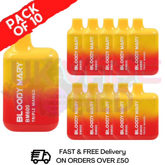 Triple Mango - Bloody Mary 600Puff Box of 10