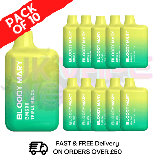 Triple Melon - Bloody Mary 600Puff Box of 10