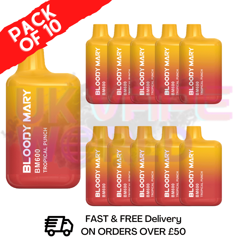 Tropical Punch - Bloody Mary 600Puff Box of 10