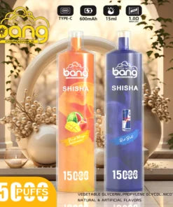 Bang 15000 Puffs Vape 15K Disposable Vape Pen E Cigarette Prefilled 15ml  600mAh Disposable Vape 20 Flavors