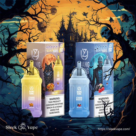Uzy Bang King 12000 Puffs Disposable Vape E Cigarette 10 Flavors 0% 2% 3% 5%