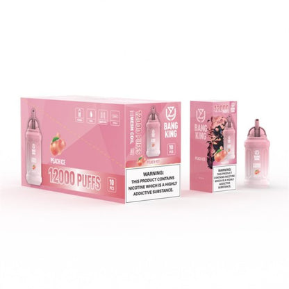 UZY Bang King 12000 Puffs 0% 2% 3% 5% Nicotine  Disposable Pod 14 Flavors