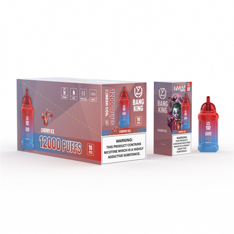 Uzy Bang King 12000 Puffs Vape Pen Puff 12k Disposable Desechable E Cigarette Vapers 0% 2% 3% 5% Vape