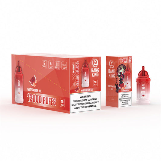 Uzy Bang King 12000 Puffs Vape Pen Puff 12k Disposable Desechable E Cigarette Vapers 0% 2% 3% 5% Vape