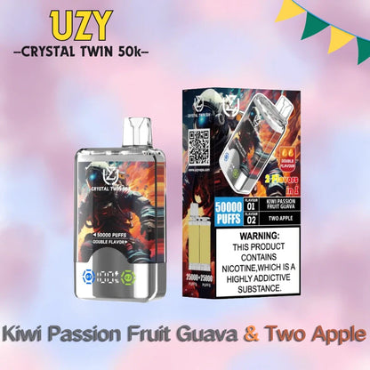 UZY Crystal Twin 50K Dual Flavors High Repurchase Rate Special Offer