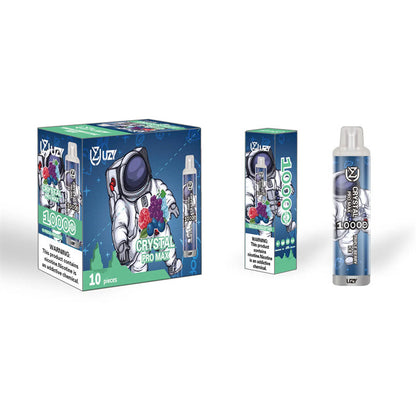 UZY Crystal Pro Max 10k Puffs Germany Tornado Bang King 10000 Uzy 13K EU 12000 12K Puffs Max 20000 Grape Crystal Waspe Wholesale I Vape