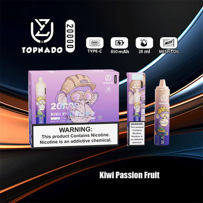 Uzy Tornado 20k Puff Disposable E Cigarettes Desechable Vape 28ml Rechargeable Electronic Puffs 20000