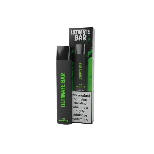 Ultimate Bar 600 Puffs Disposable Vape Kit 550mAh battery