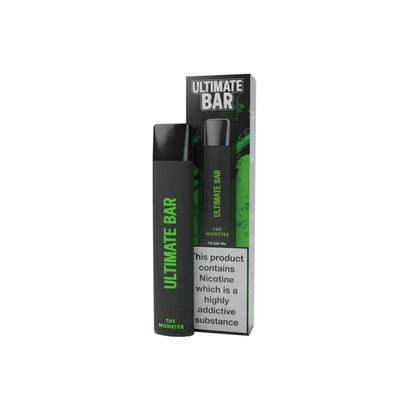 Ultimate Bar 600 Puffs Disposable Vape Kit 550mAh battery
