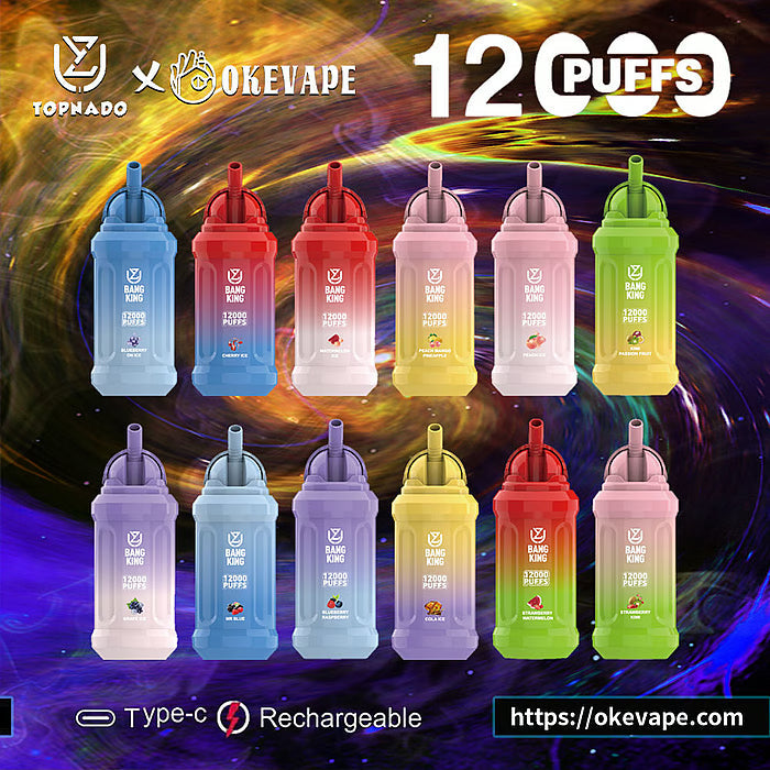 UZY Bang King 12000 Puffs 0% 2% 3% 5% Nicotine  Disposable Pod 14 Flavors