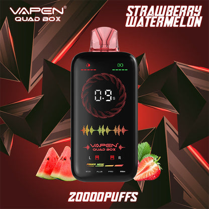 Local Warehouse Free Shipping Vapen Quad Box 20000 Puff Digital Box 20K Display New Style 20000 Puff Vape Vapes Germany