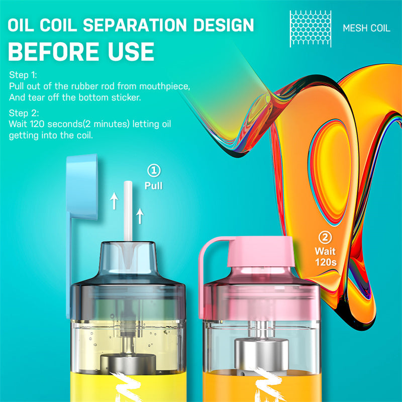 Local Warehouse VAPEN ROCS 16000 Puff Refillable OCS Disposable Vape RGB Light Electronic Cigarette Wholesale