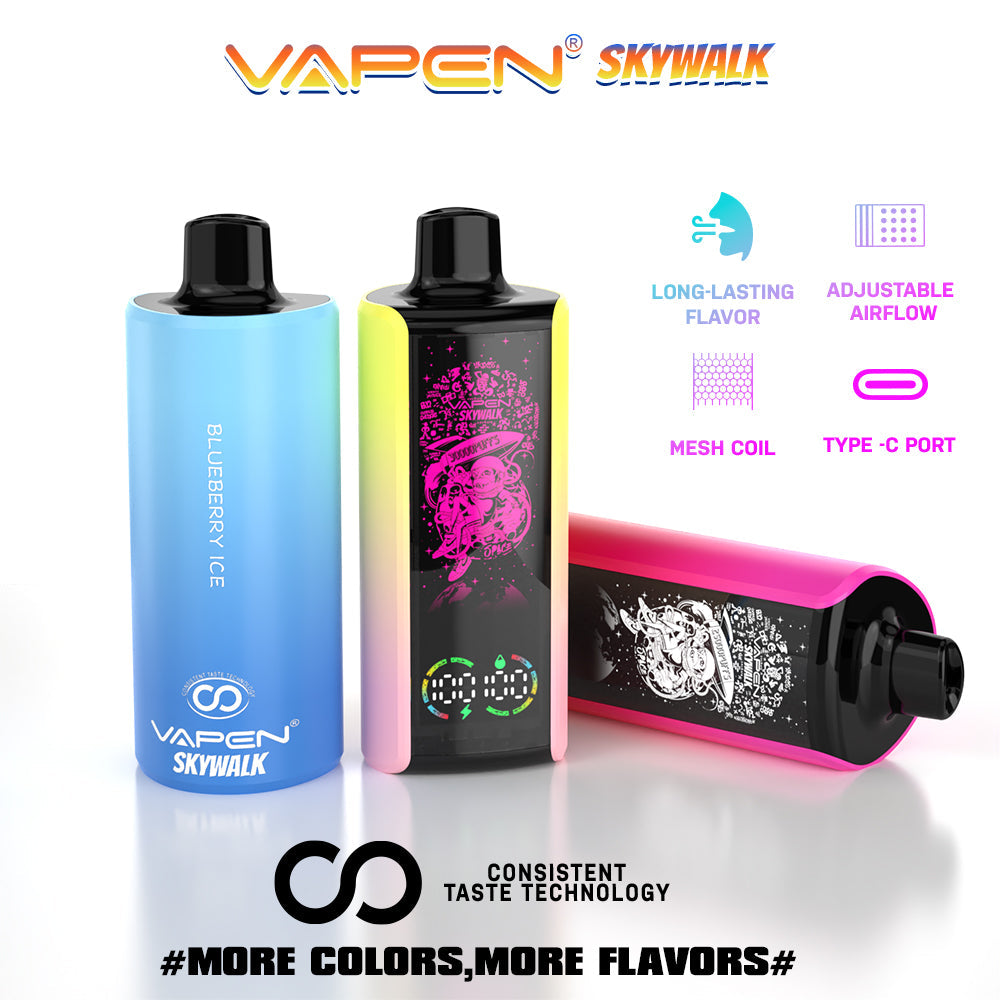Wholesale Factory VAPEN SKYWALK 30000 Puffs Snowwolf Cheap Disposable E Vaper Pen Kit Pod  Rechargeable Wape Vaping Randm Electronic Empty I Vape Price