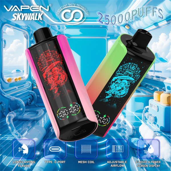 Wholesale Factory Price Geek Vape Pen VAPEN SKYWALK Pulse 25000 35000 Puffs Bar E Cigarette Disposable Vape Pen LED Display E-Cig Vaporizer Vape