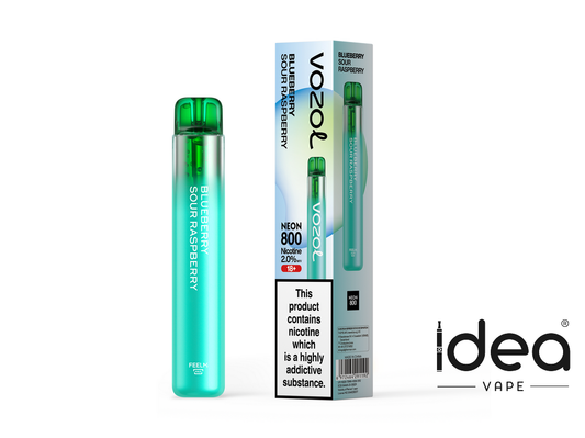 Vozol Neon 800 Vape-550mAh Battery, Multiple Nicotine 12 Flavors