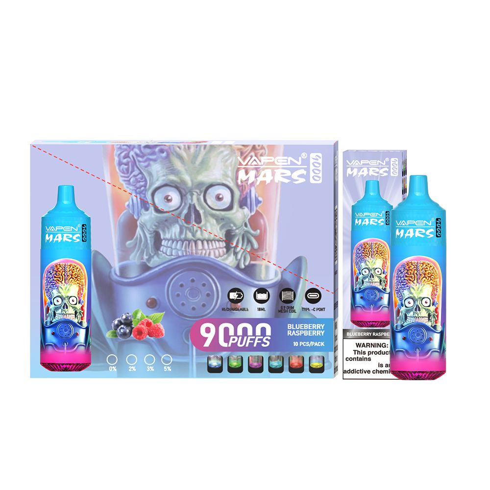 Wholesale VAPEN MARS Tornado 9000 Puffs Disposable Vape 0% 2% 5% 9K Puff Stock In EU Fast Delivery