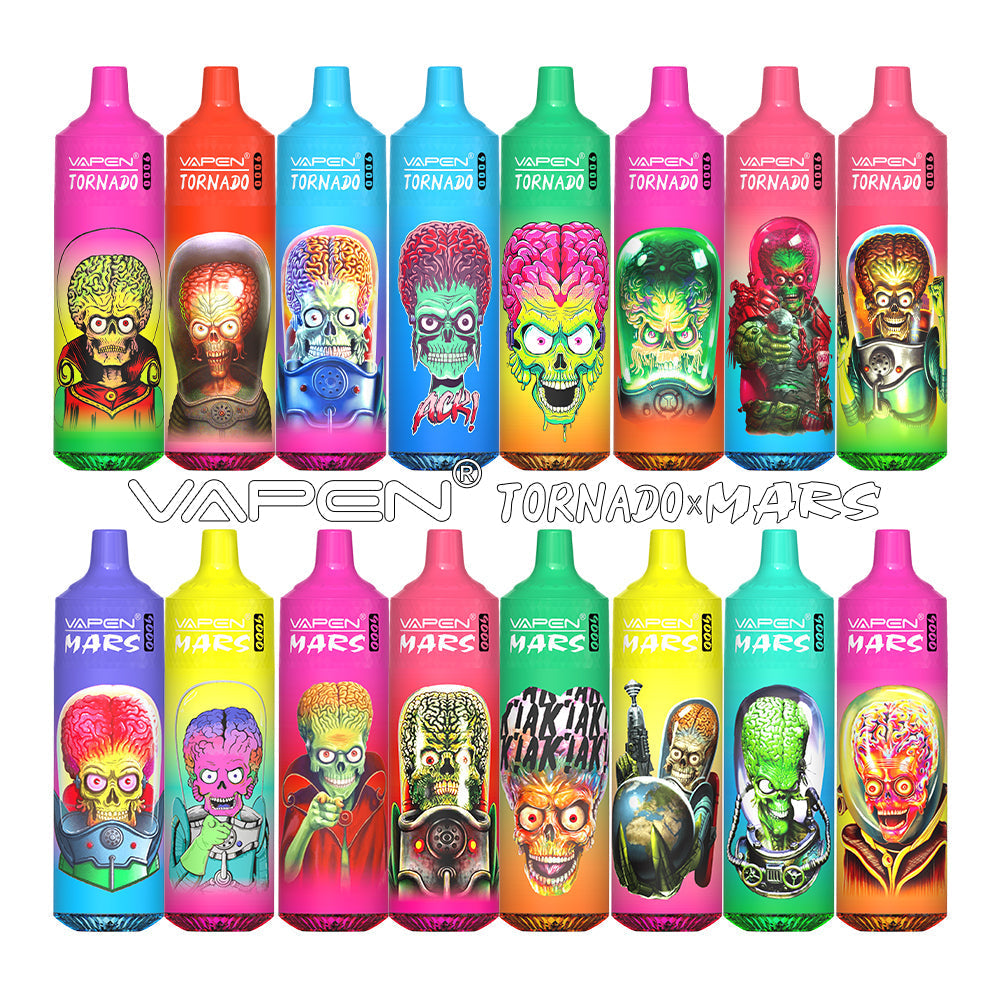 Wholesale VAPEN MARS Tornado 9000 Puffs Disposable Vape 0% 2% 5% 9K Puff Stock In EU Fast Delivery